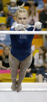 Gymnasts finish sixth