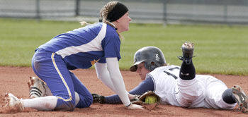 Ags split doubleheader