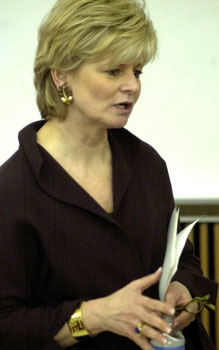 Interior designer inspires students