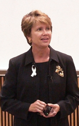 Last provost finalist addresses students