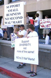 Public speaks out against Wal-Mart coming