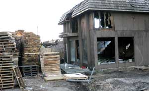 Fire aftermath