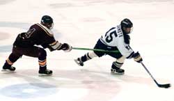 Hockey team upsets Denver