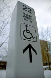 Two-wheel accessibility on campus