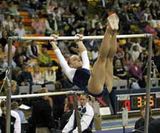 Gymnasts fall to BYU
