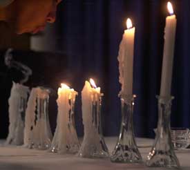 By candles’ light: MLK Vigil