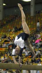 Gymnasts win three team meet