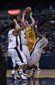 Ags staying alive; USU edges past Spartans, advances to next round