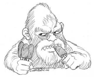 Going hand to hand with Bigfoot