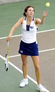 Juggling act; Utah State’s Andrea Barker balances school, tennis, married life