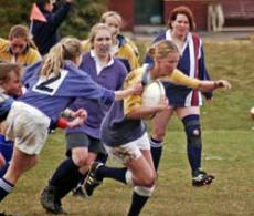 Out with the Old; Women’s Rugby team beats up on alumni
