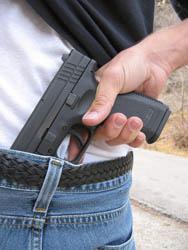 Packing heat on campus