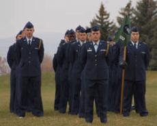 Female cadets learn to lead in Air Force ROTC