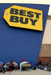 Crowds camp out for Friday release of new PlayStation 3