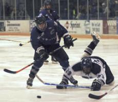 Hockey splits on rivalry matches