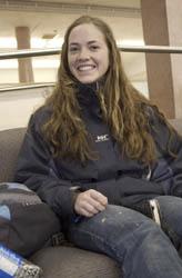 Student likes to bike, snowboard and run, but is afraid of going fast