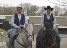 Team ropers riding high at No. 1