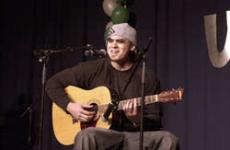 Student wins guitar after competing in USU Idol