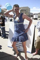 Men wear heels to prevent rape