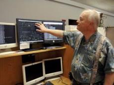 IT monitoring Internet traffic and hackers