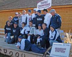 Three-peat for cross county, Aggie men run to third-straight title