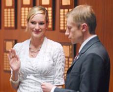 New ASUSU exec. VP sworn in for spring