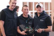 Student-made robots duke it out