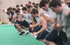 The balancing act of athletes