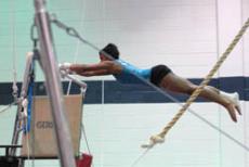 Busy break for USU gymnastics squad