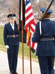 Cadets Guard Memorial