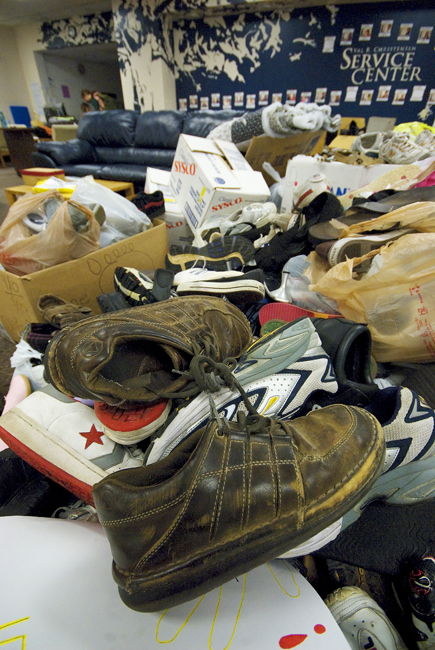 Get rid of those shoes and donate