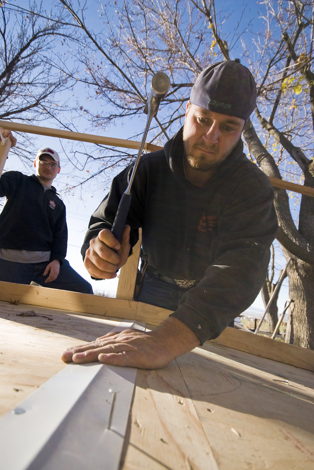 Students build ramps for disabled