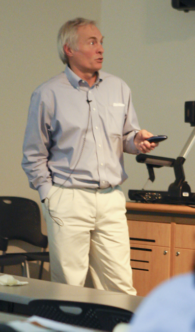 Lecture explores water modeling