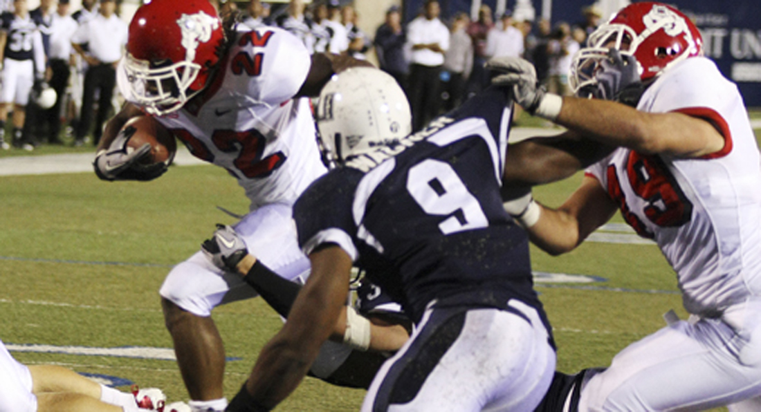 Aggies can’t leash Bulldogs in home loss