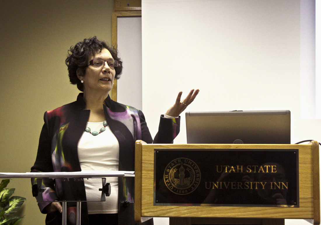 Human rights educator speaks to students about different cultures