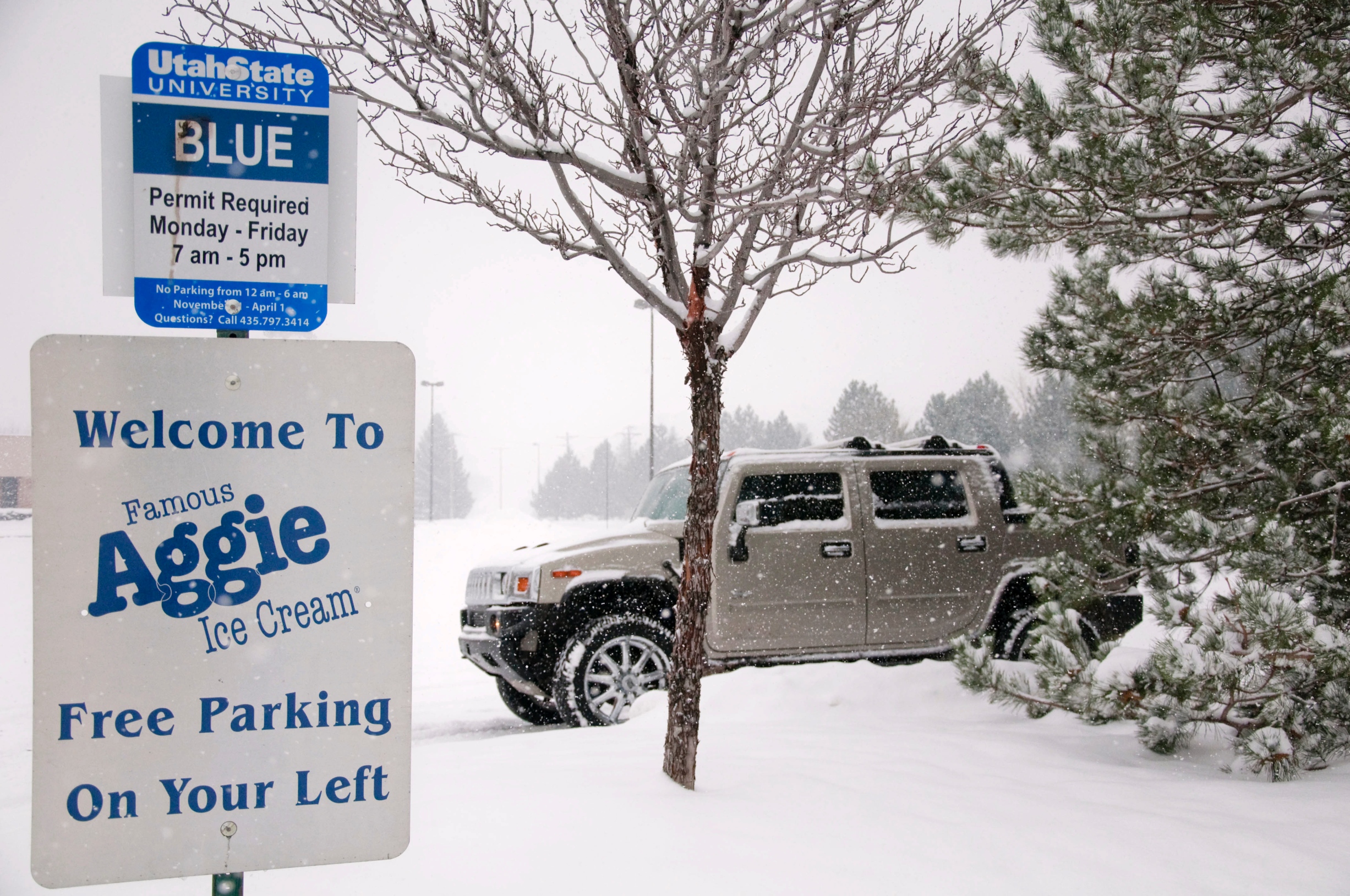 Oh, the parking outside is frightful