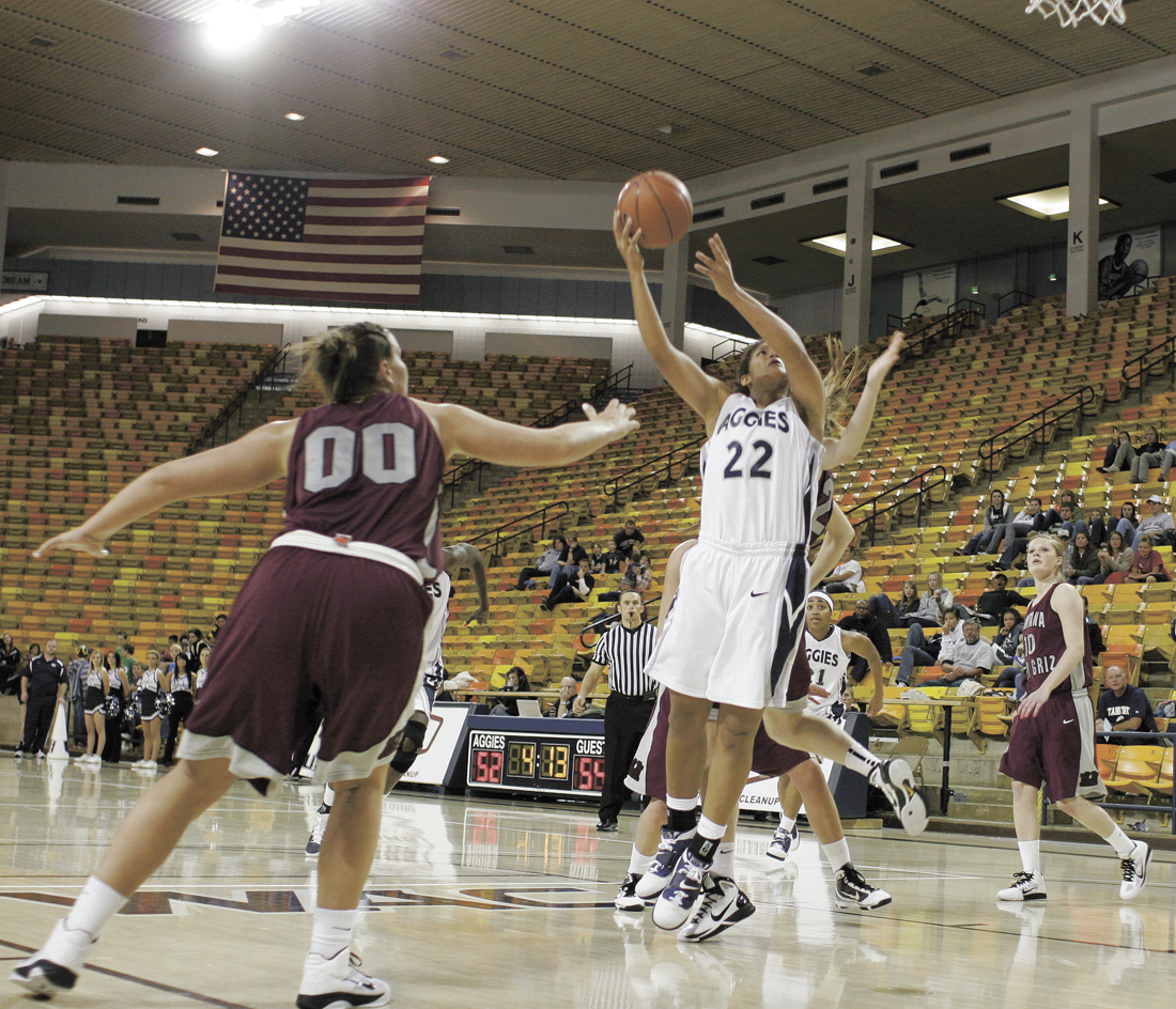 Aggie women keep road momentum going strong at NAU