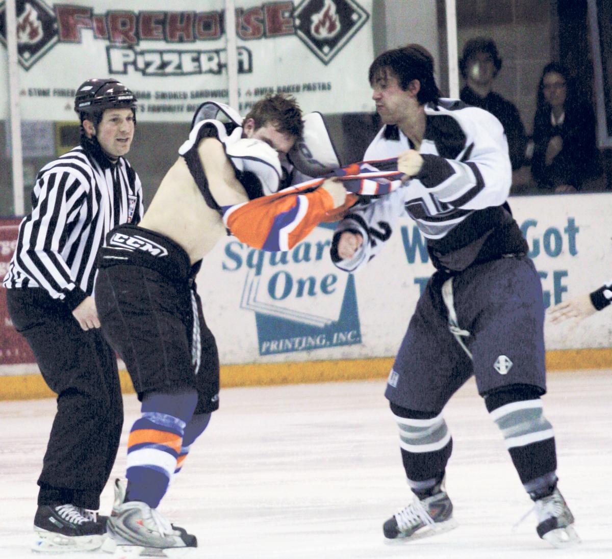 Hockey rains down punches and goals as USU tops BSU