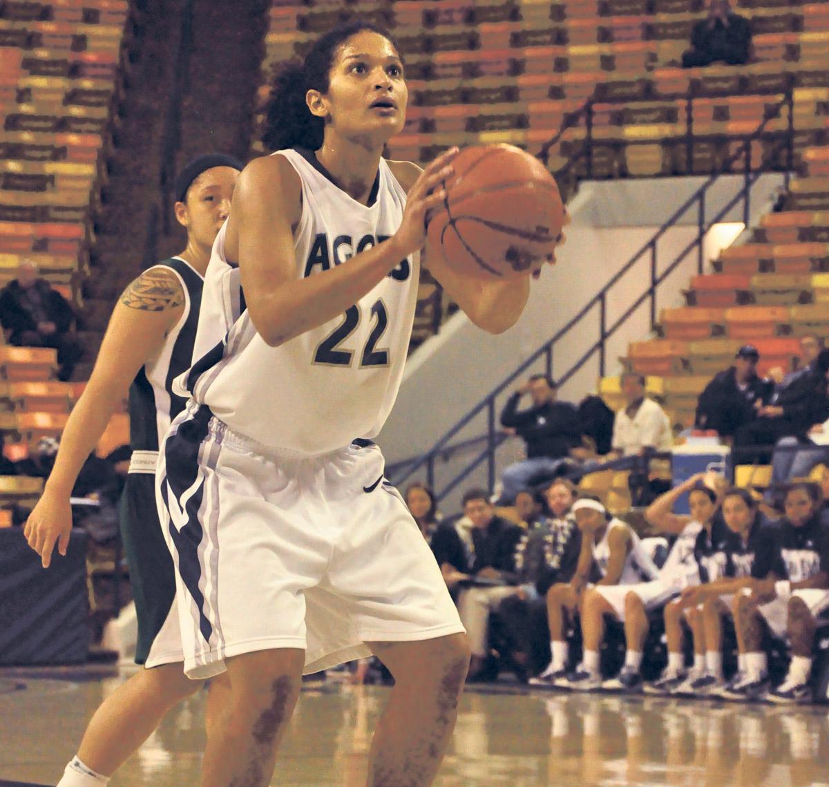 Brown drops double-double to propel Ag women to win