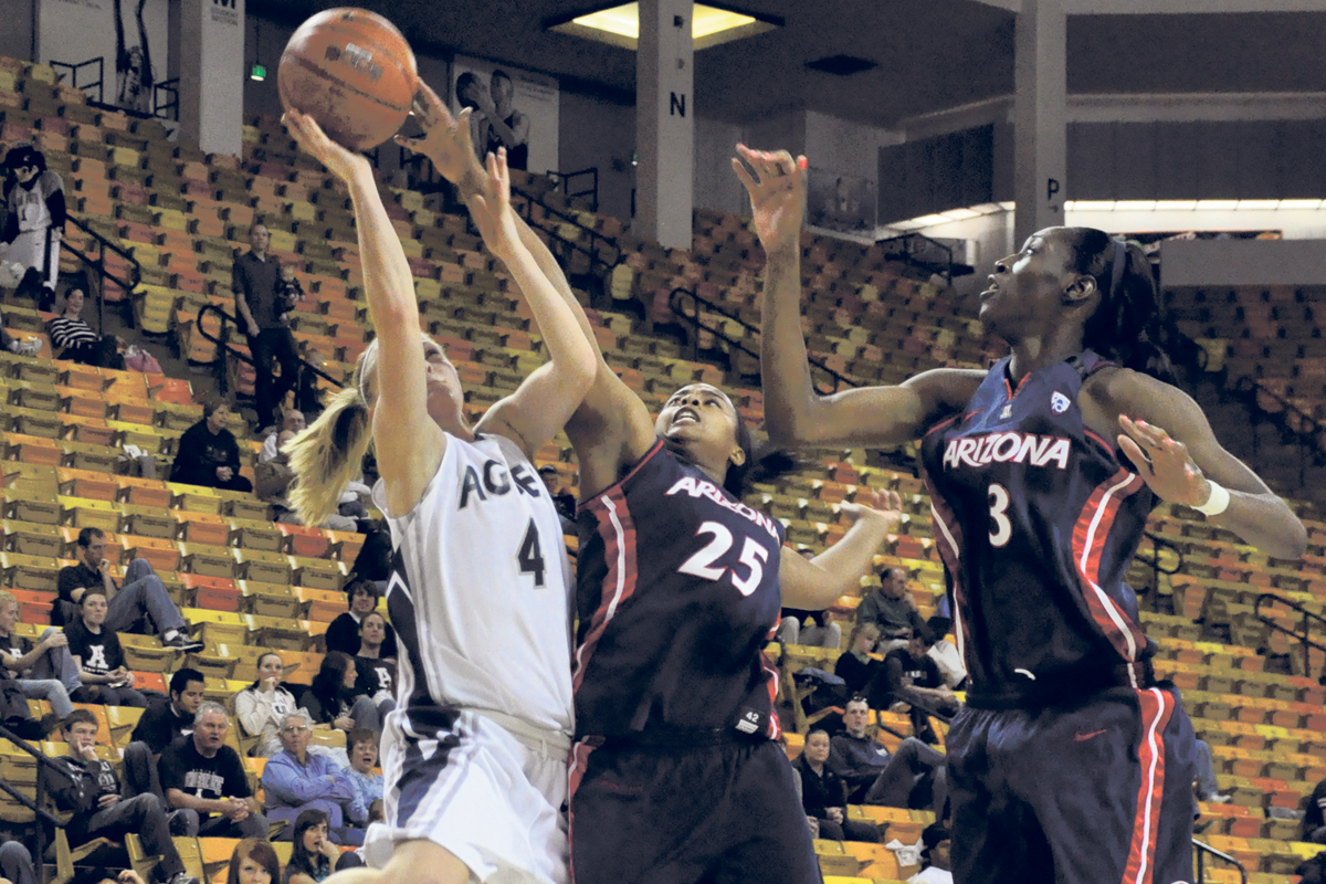 Aggie women win shootout to stay alive in WNIT