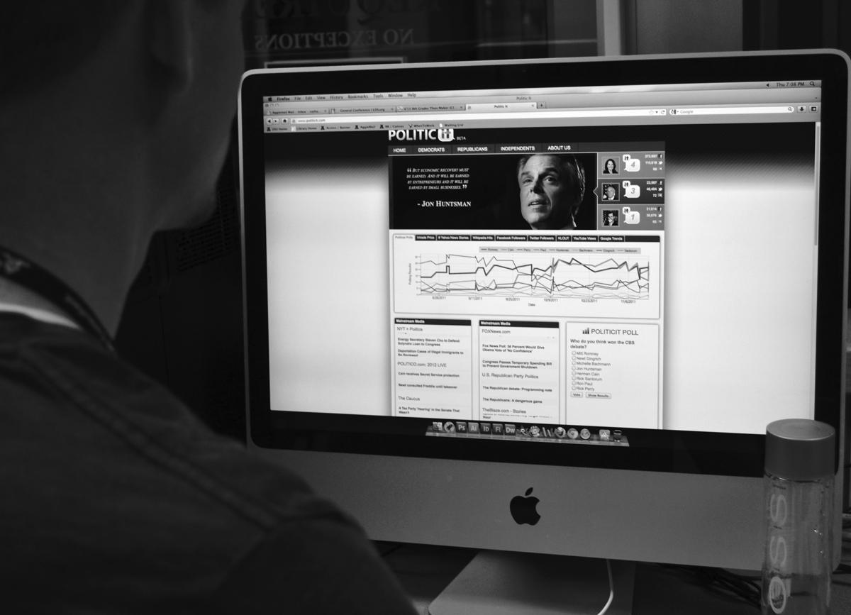 Business students create website to inform voters