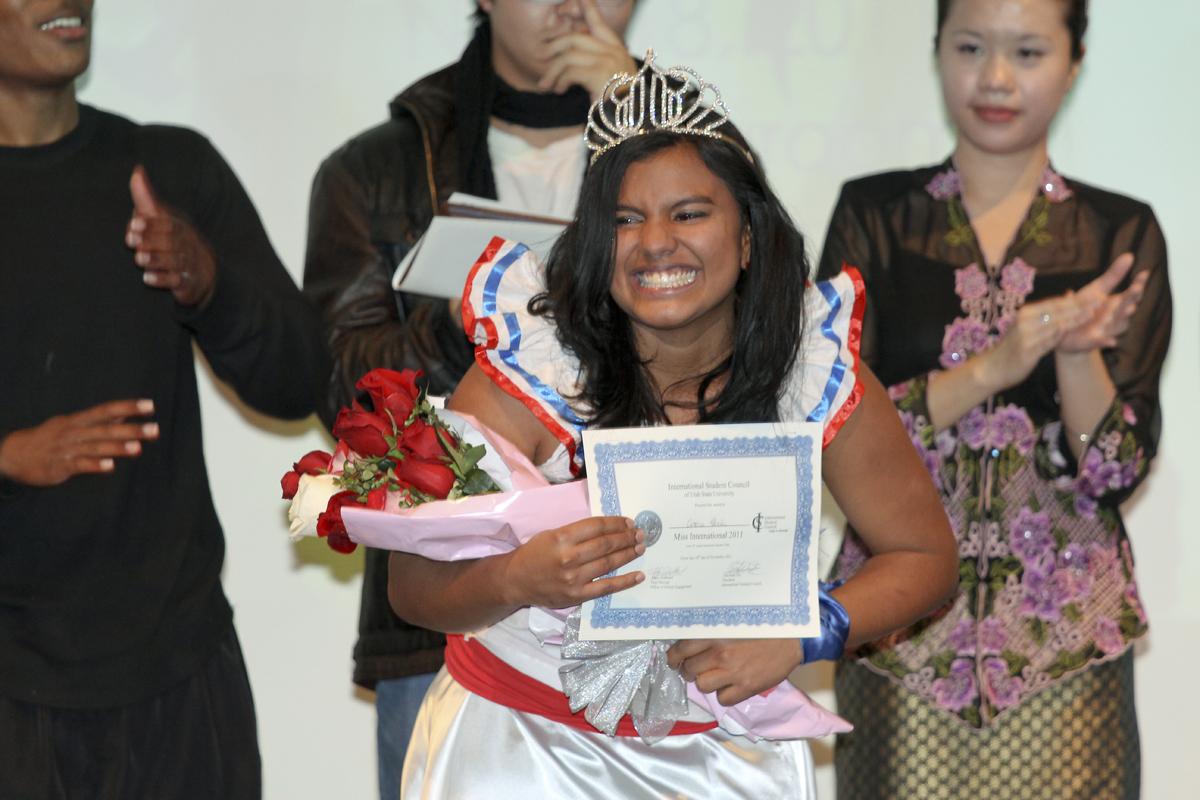 International students crowned at pageant