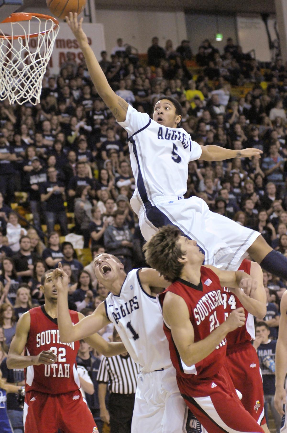 USU bench players step up against SUU
