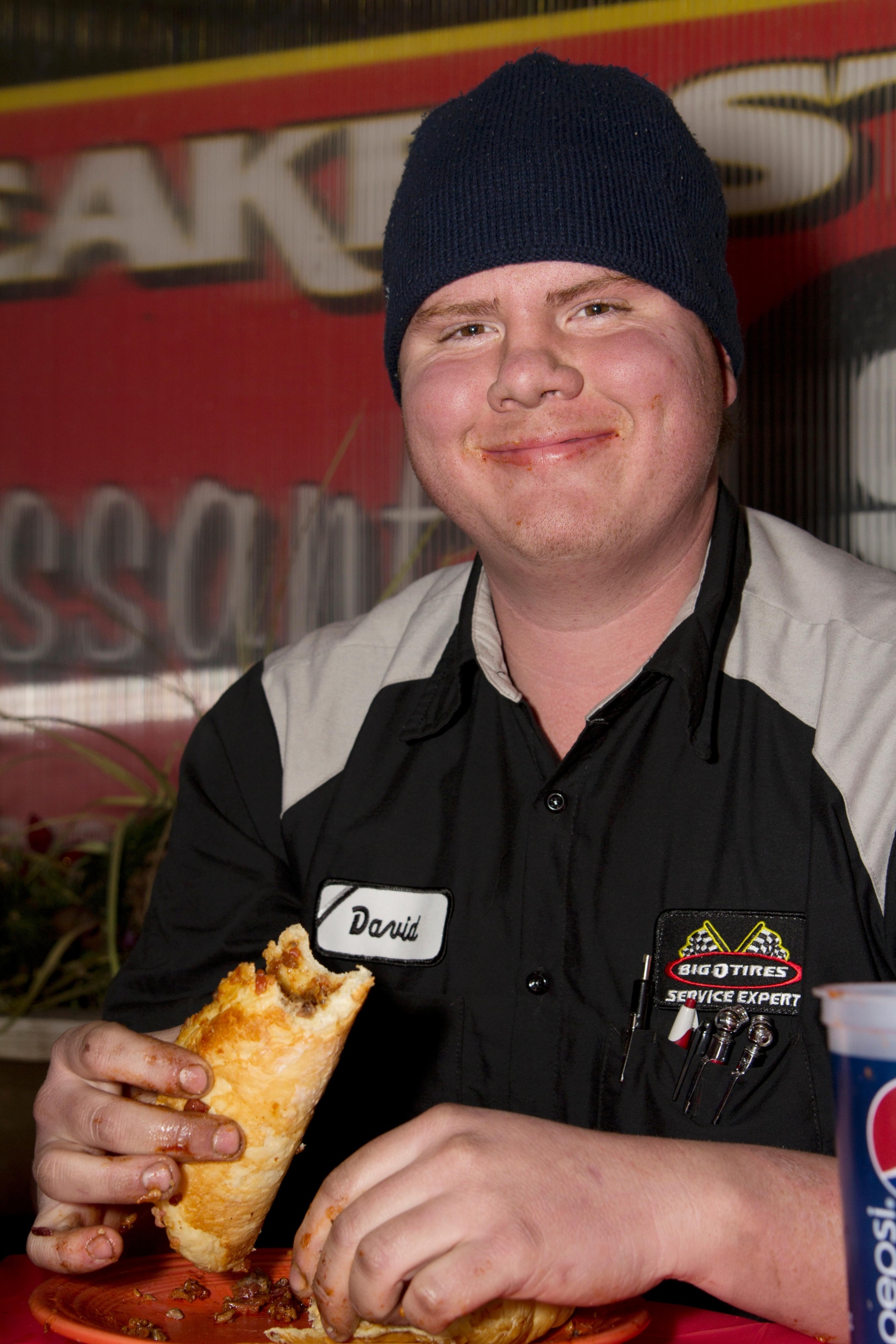 Man conquers grill in burger battle