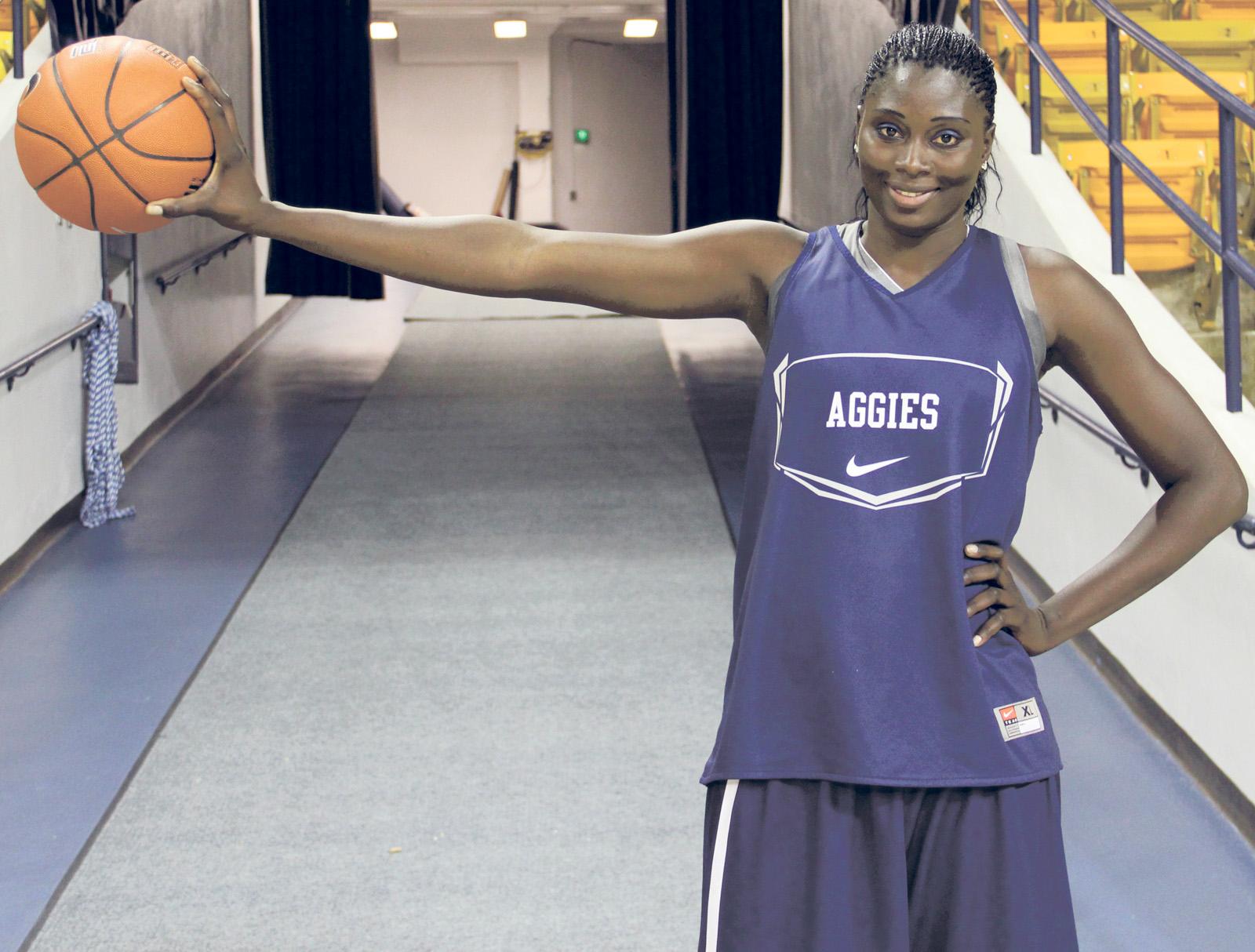 Diop took bumpy road to USU