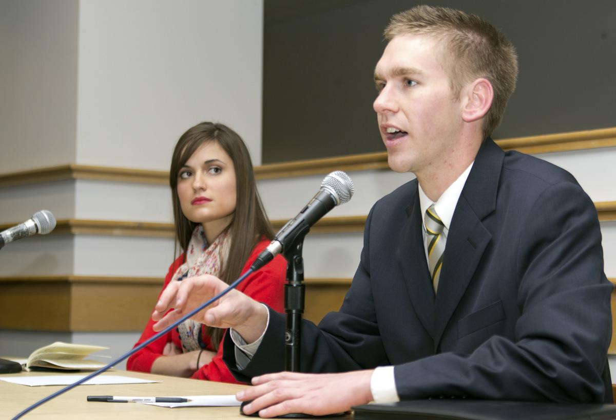 Issues surface in USU debate