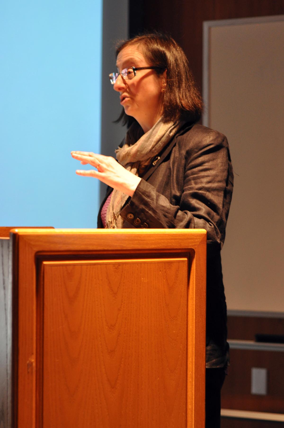 Speaker shares discoveries about composer