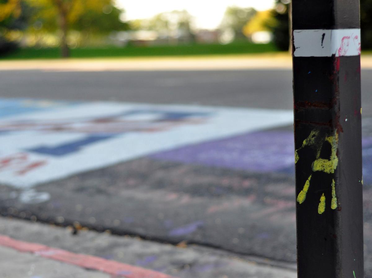 Vandalism puts damper on street painting