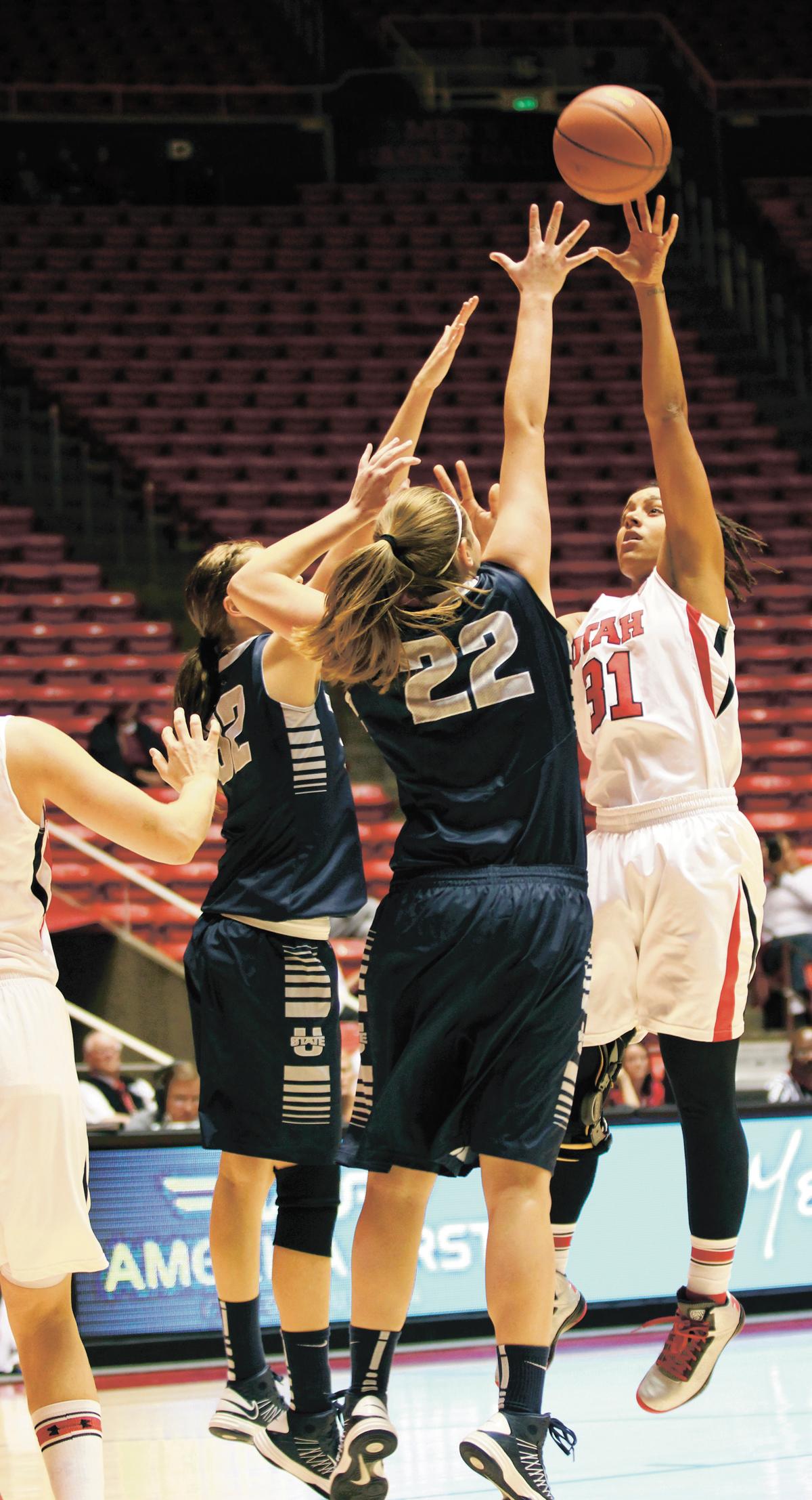 Utah Dominates USU Women's Basketball - The Utah Statesman