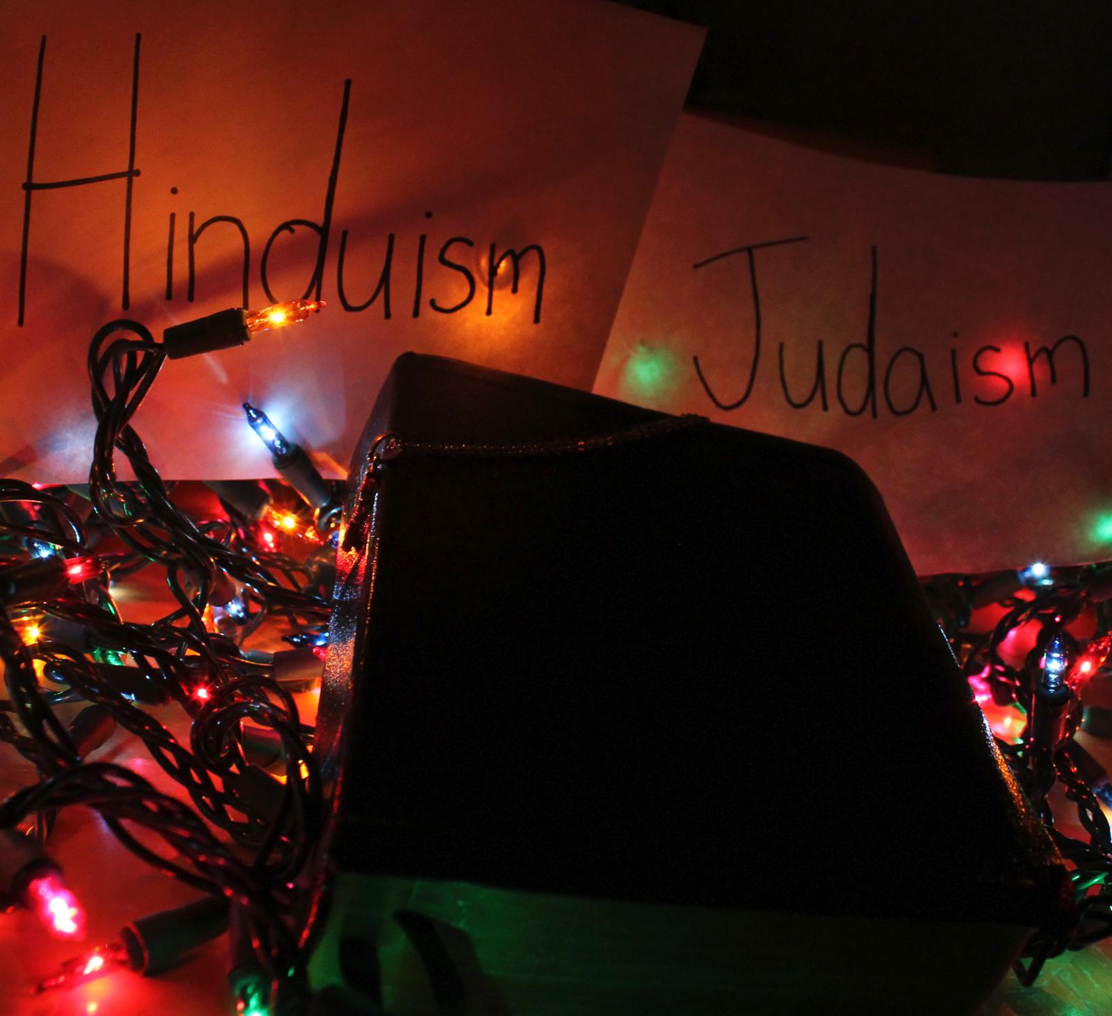Diverse religions commemorate holidays